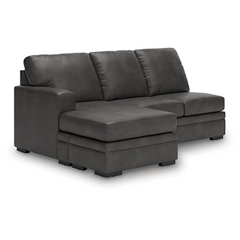 Lofton-Pike Sectional with Chaise - Furniture Bros & Mattress (Bolingbrook, IL)