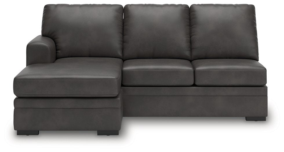 Lofton-Pike Sectional with Chaise - Furniture Bros & Mattress (Bolingbrook, IL)