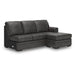 Lofton-Pike Sectional with Chaise - Furniture Bros & Mattress (Bolingbrook, IL)