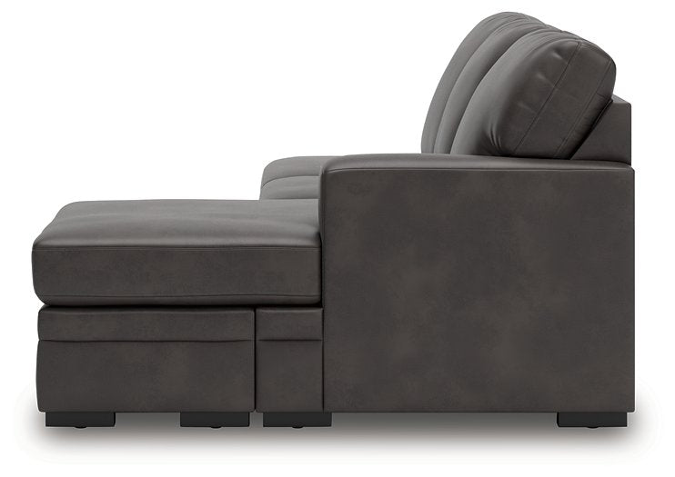 Lofton-Pike Sectional with Chaise - Furniture Bros & Mattress (Bolingbrook, IL)