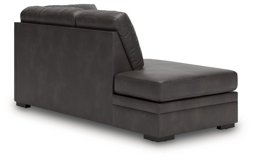 Lofton-Pike Sectional with Chaise - Furniture Bros & Mattress (Bolingbrook, IL)