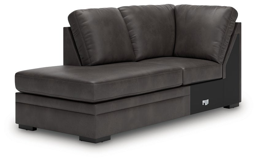 Lofton-Pike Sectional with Chaise - Furniture Bros & Mattress (Bolingbrook, IL)