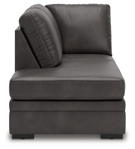 Lofton-Pike Sectional with Chaise - Furniture Bros & Mattress (Bolingbrook, IL)