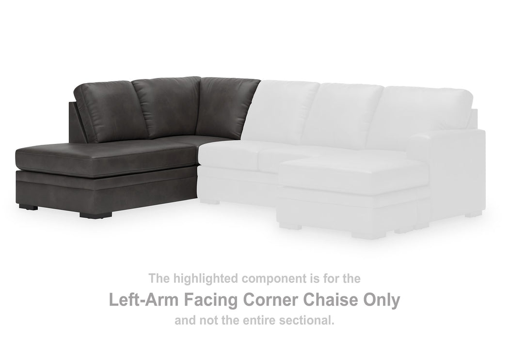 Lofton-Pike Sectional with Chaise - Furniture Bros & Mattress (Bolingbrook, IL)