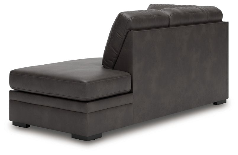 Lofton-Pike Sectional with Chaise - Furniture Bros & Mattress (Bolingbrook, IL)