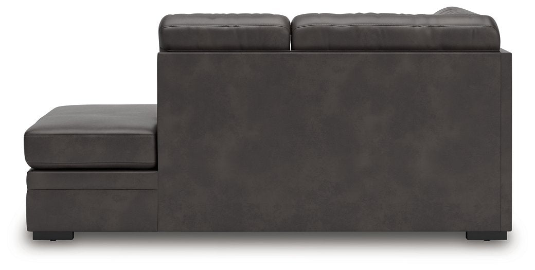 Lofton-Pike Sectional with Chaise - Furniture Bros & Mattress (Bolingbrook, IL)