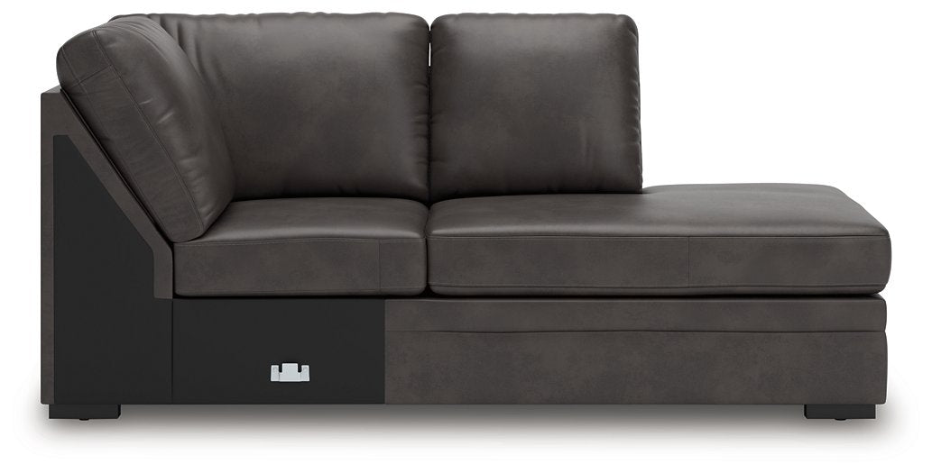 Lofton-Pike Sectional with Chaise - Furniture Bros & Mattress (Bolingbrook, IL)