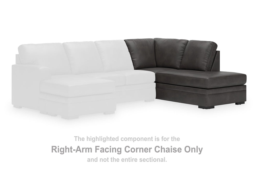 Lofton-Pike Sectional with Chaise - Furniture Bros & Mattress (Bolingbrook, IL)