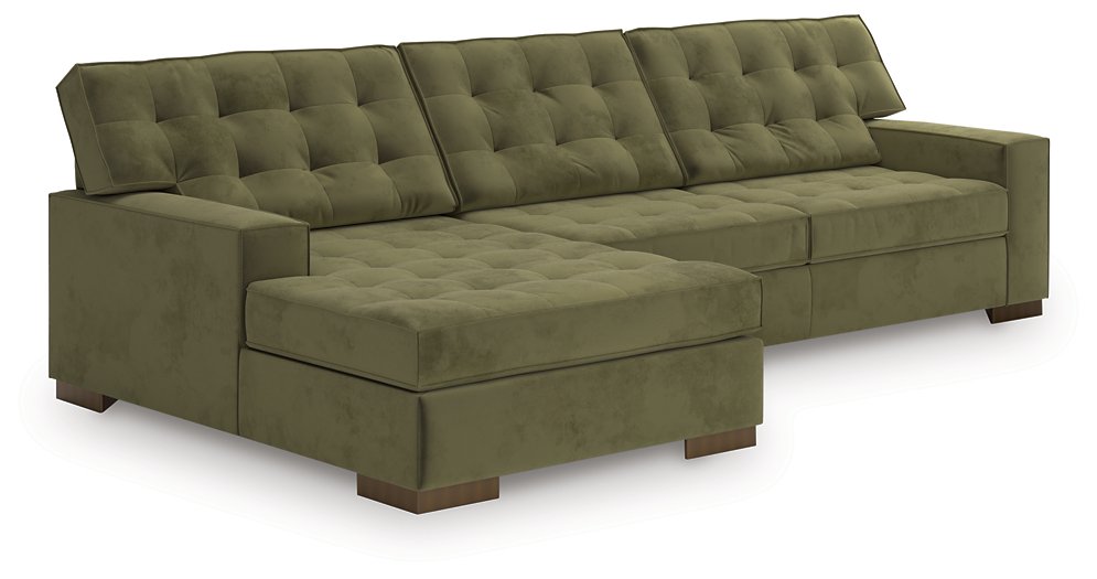 Caspian-Town Sectional with Chaise - Furniture Bros & Mattress (Bolingbrook, IL)