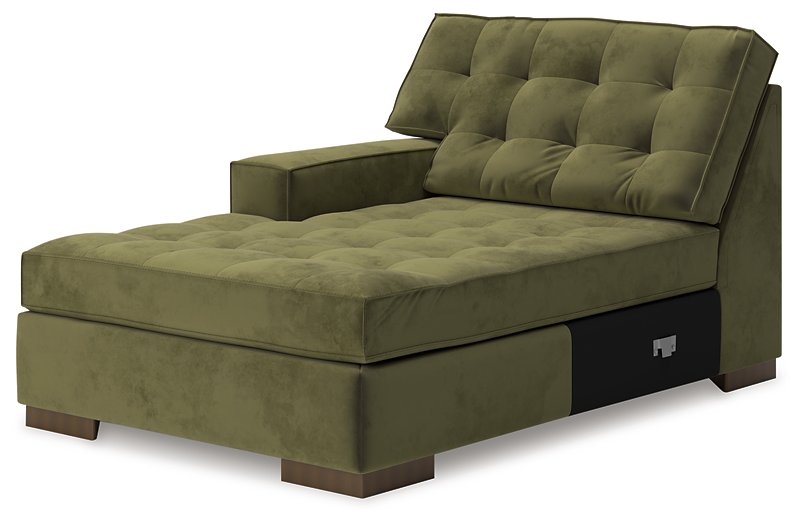 Caspian-Town Sectional with Chaise - Furniture Bros & Mattress (Bolingbrook, IL)