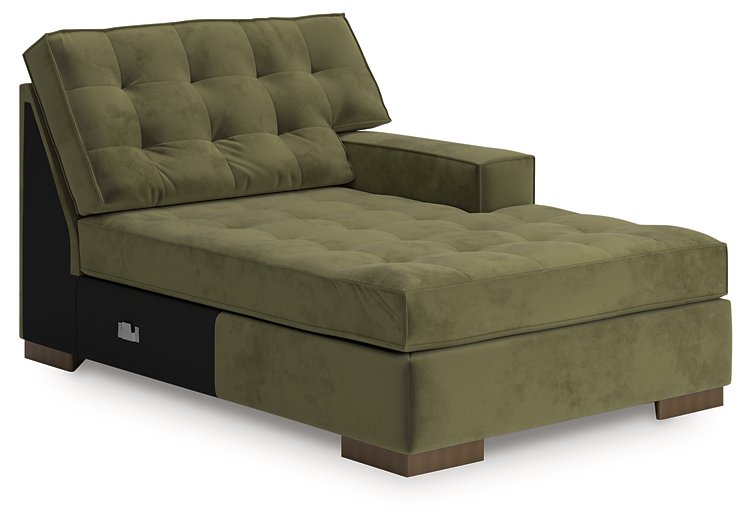 Caspian-Town Sectional with Chaise - Furniture Bros & Mattress (Bolingbrook, IL)