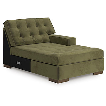 Caspian-Town Sectional with Chaise - Furniture Bros & Mattress (Bolingbrook, IL)
