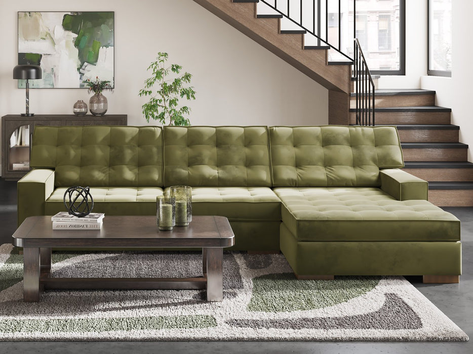 Caspian-Town Sectional with Chaise - Furniture Bros & Mattress (Bolingbrook, IL)