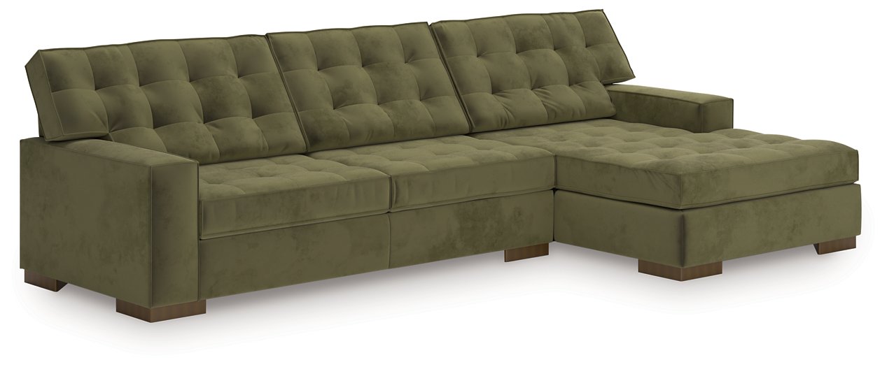 Caspian-Town Sectional with Chaise - Furniture Bros & Mattress (Bolingbrook, IL)