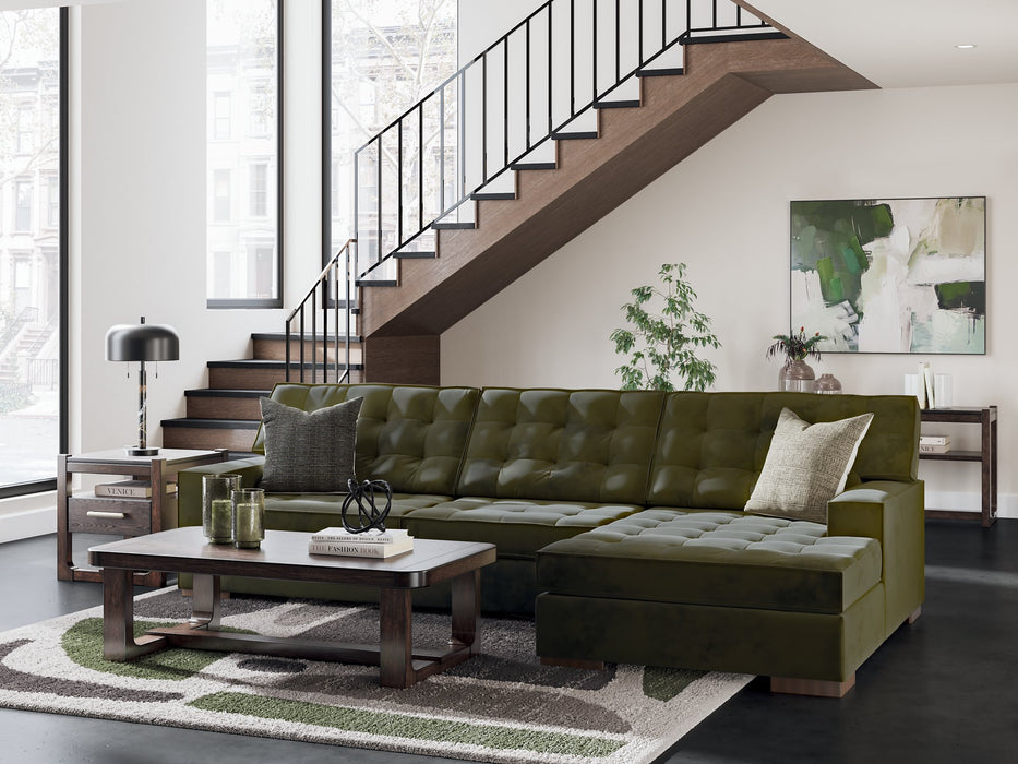 Caspian-Town Sectional with Chaise - Furniture Bros & Mattress (Bolingbrook, IL)
