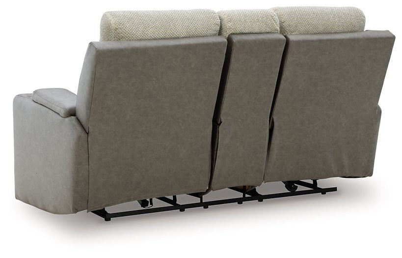 WhipLash Power Reclining Loveseat with Console - Furniture Bros & Mattress (Bolingbrook, IL)