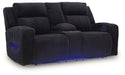 Forest Lake Power Reclining Loveseat with Console - Furniture Bros & Mattress (Bolingbrook, IL)
