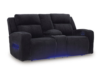 Forest Lake Power Reclining Loveseat with Console - Furniture Bros & Mattress (Bolingbrook, IL)
