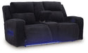 Forest Lake Power Reclining Loveseat with Console - Furniture Bros & Mattress (Bolingbrook, IL)