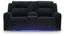 Forest Lake Power Reclining Loveseat with Console - Furniture Bros & Mattress (Bolingbrook, IL)