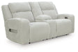 Forest Lake Power Reclining Loveseat with Console - Furniture Bros & Mattress (Bolingbrook, IL)