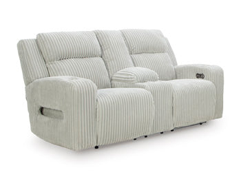 Forest Lake Power Reclining Loveseat with Console - Furniture Bros & Mattress (Bolingbrook, IL)