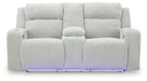 Forest Lake Power Reclining Loveseat with Console - Furniture Bros & Mattress (Bolingbrook, IL)