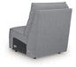 Modmax Reclining Sectional with Audio Console - Furniture Bros & Mattress (Bolingbrook, IL)