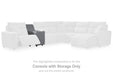 Modmax Reclining Sectional with Console - Furniture Bros & Mattress (Bolingbrook, IL)