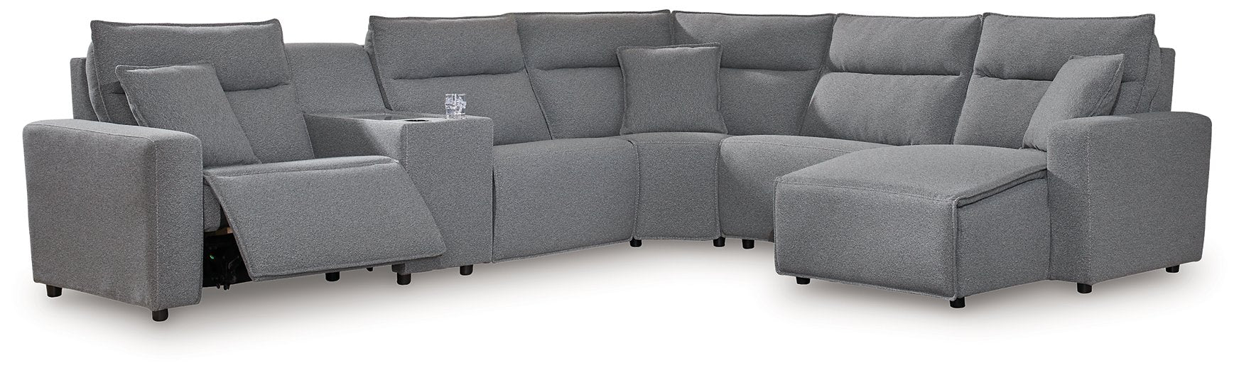 Modmax Power Reclining Sectional with Chaise - Furniture Bros & Mattress (Bolingbrook, IL)