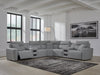 Modmax Power Reclining Sectional with Chaise - Furniture Bros & Mattress (Bolingbrook, IL)
