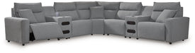 Modmax Power Reclining Sectional with Chaise - Furniture Bros & Mattress (Bolingbrook, IL)