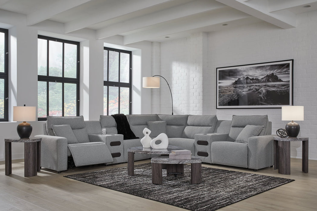Modmax Power Reclining Sectional with Chaise - Furniture Bros & Mattress (Bolingbrook, IL)