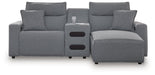 Modmax Power Reclining Sectional with Chaise - Furniture Bros & Mattress (Bolingbrook, IL)