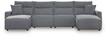 Modmax Power Reclining Sectional with Chaise - Furniture Bros & Mattress (Bolingbrook, IL)