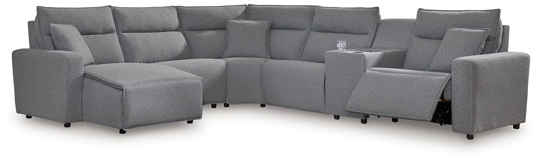Modmax Power Reclining Sectional with Chaise - Furniture Bros & Mattress (Bolingbrook, IL)