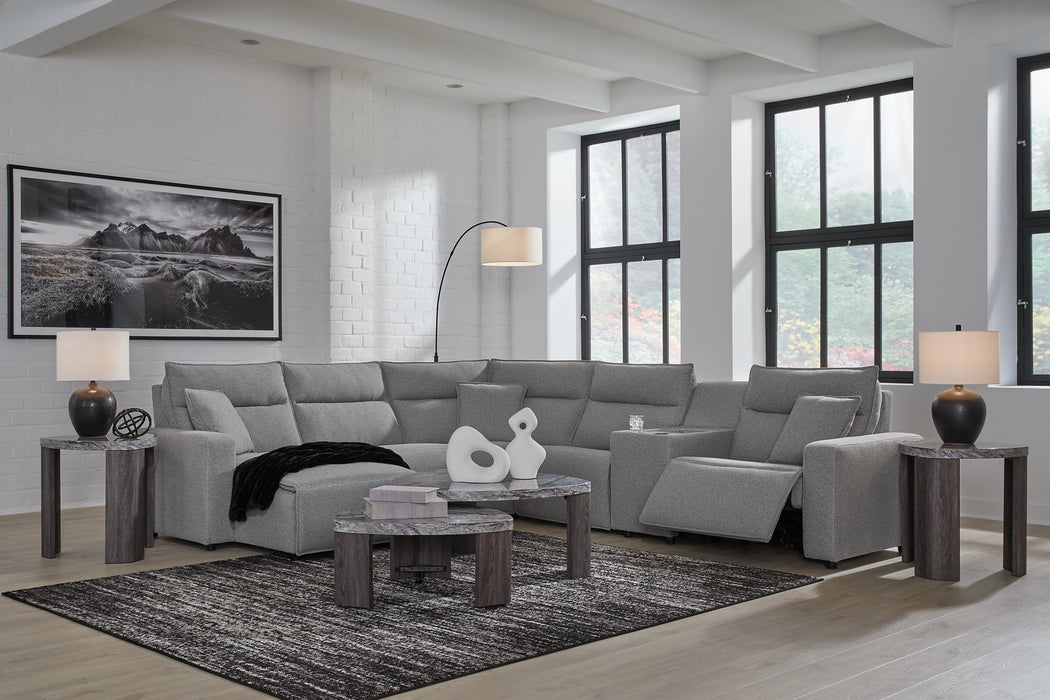 Modmax Power Reclining Sectional with Chaise - Furniture Bros & Mattress (Bolingbrook, IL)