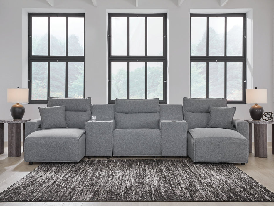 Modmax Power Reclining Sectional with Chaise - Furniture Bros & Mattress (Bolingbrook, IL)