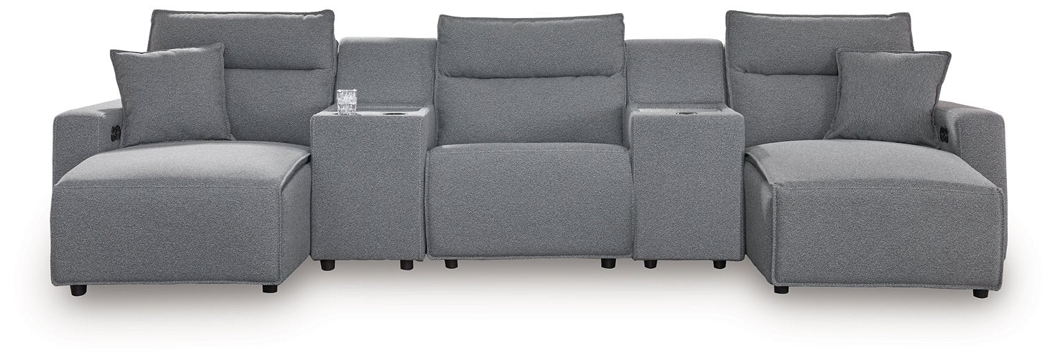 Modmax Power Reclining Sectional with Chaise - Furniture Bros & Mattress (Bolingbrook, IL)