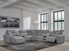 Modmax Power Reclining Sectional with Chaise - Furniture Bros & Mattress (Bolingbrook, IL)