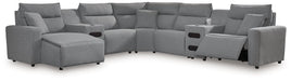 Modmax Power Reclining Sectional with Chaise - Furniture Bros & Mattress (Bolingbrook, IL)