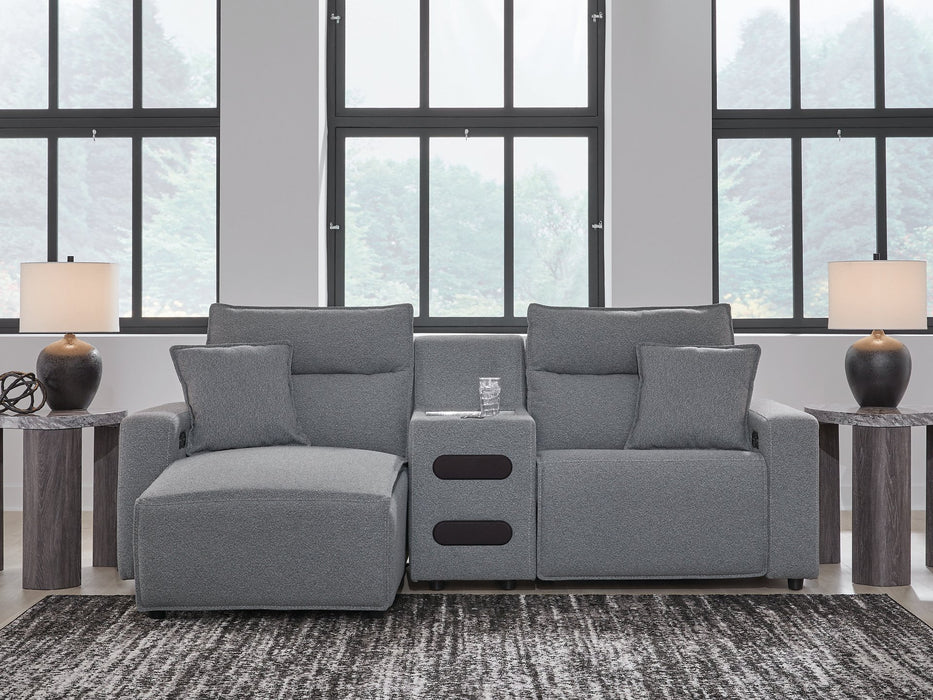 Modmax Power Reclining Sectional with Chaise - Furniture Bros & Mattress (Bolingbrook, IL)