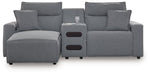 Modmax Power Reclining Sectional with Chaise - Furniture Bros & Mattress (Bolingbrook, IL)
