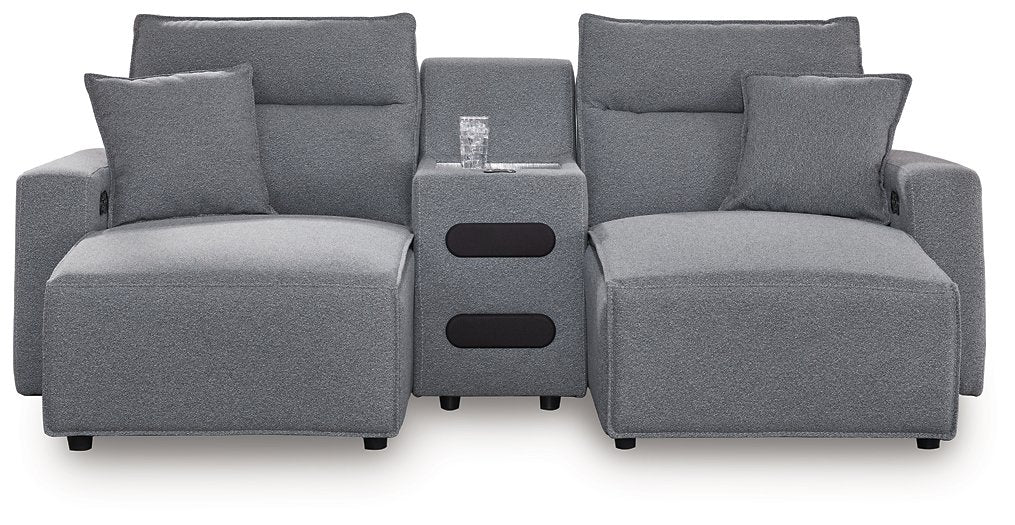 Modmax Power Reclining Sectional with Chaise - Furniture Bros & Mattress (Bolingbrook, IL)