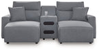 Modmax Power Reclining Sectional with Chaise - Furniture Bros & Mattress (Bolingbrook, IL)