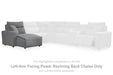 ModMax II Reclining Sectional with Chaise and Audio Console - Furniture Bros & Mattress (Bolingbrook, IL)