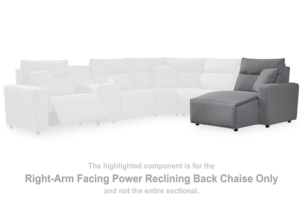 Modmax Power Reclining Sectional with Chaise - Furniture Bros & Mattress (Bolingbrook, IL)