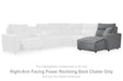 Modmax Power Reclining Sectional with Chaise - Furniture Bros & Mattress (Bolingbrook, IL)