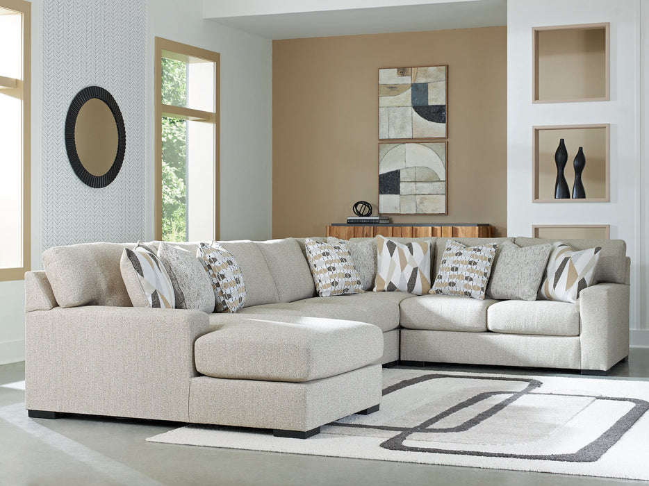 Laurelgrove Sectional with Chaise - Furniture Bros & Mattress (Bolingbrook, IL)