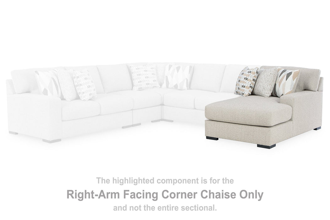 Laurelgrove Sectional with Chaise - Furniture Bros & Mattress (Bolingbrook, IL)